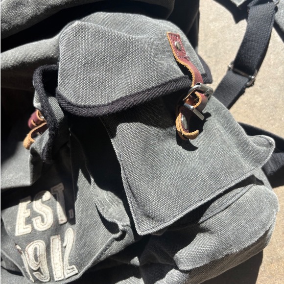 Vintage 90\'s Universal Studios Expedition Canvas Backpack Adventure Bag